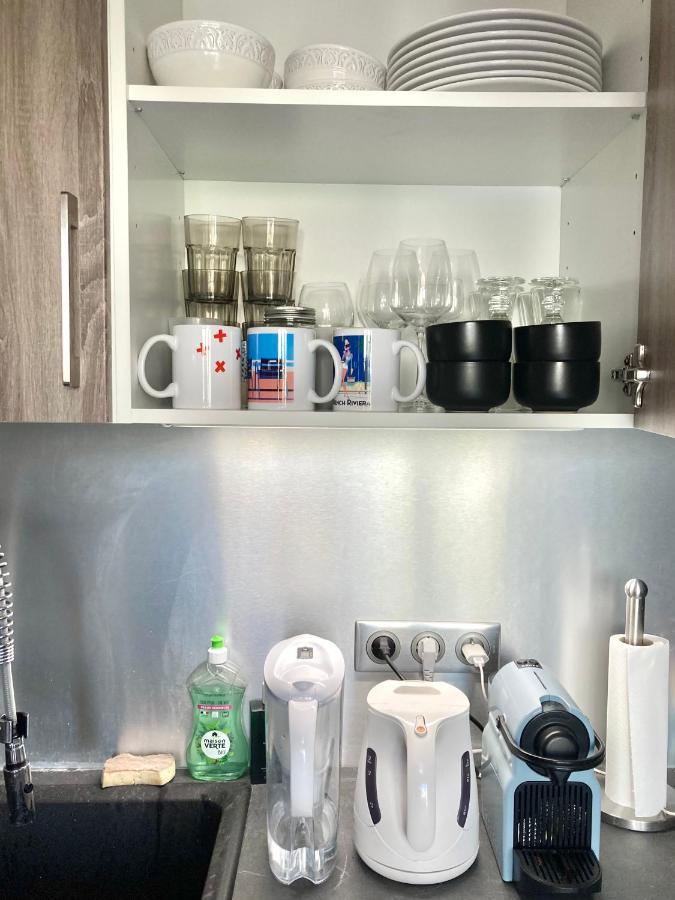 Nice West Cosy Flat Balcony, Near Airport, Train, Beach, Public Transport, Supermarket, Comfortable And Well Equipped Appartement Buitenkant foto